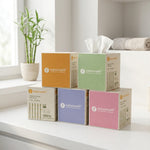 Naturesoft Bamboo Pulp Facial Tissue Cube Box