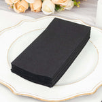 Black Dinner paper napkins