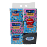 Packaged handkerchiefs with floral designs and 'Onwards' branding on a white background.