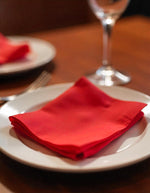 Whitesilk Red Quilted Napkin 2 Ply