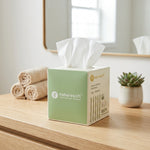 Naturesoft Bamboo Pulp Facial Tissue Cube Box