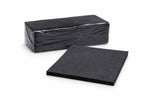 Premium Black Cocktail Napkin - Full Embossed