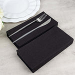 black Dinner napkins