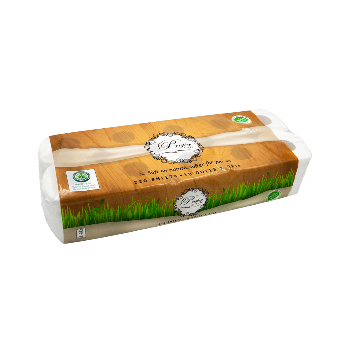 Prefer 2-Ply Toilet Paper | Soft, Strong & Green Label Certified ...